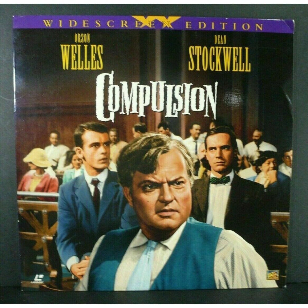 Compulsion - Laser Disc - Orson Welles, Dean Stockwell 1959